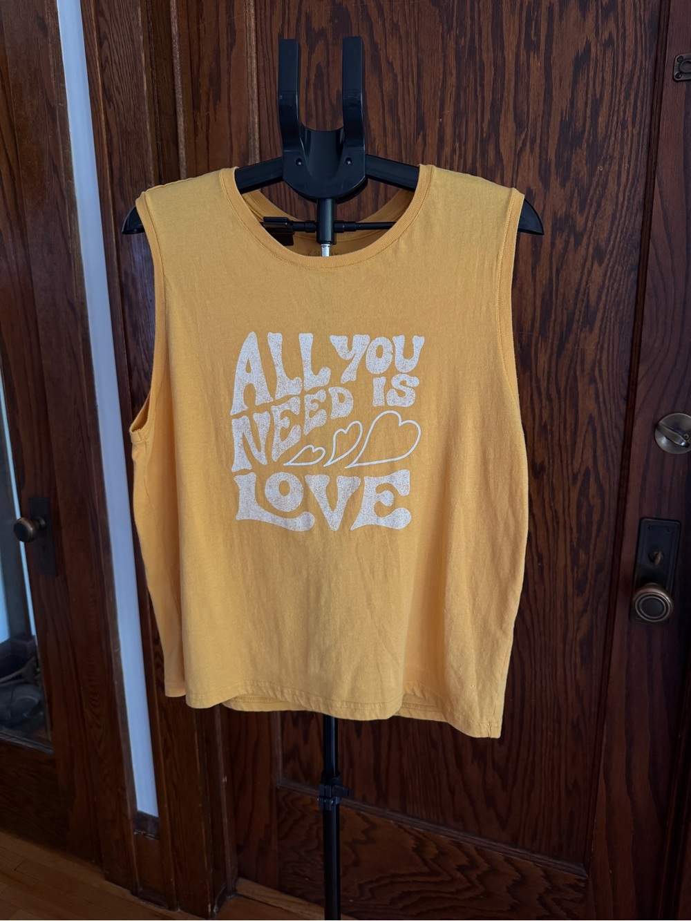 Z Supply Graphic Muscle Tank - Mustard Yellow
